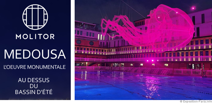 expo-gratuite-paris-medousa-sculpture-lumineuse-plein-air-molitor