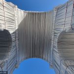 detail-empaquetage-arc-de-triomphe-paris-par-christo