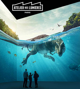 Dinosaures, L'expérience immersive à l'Atelier des Lumières