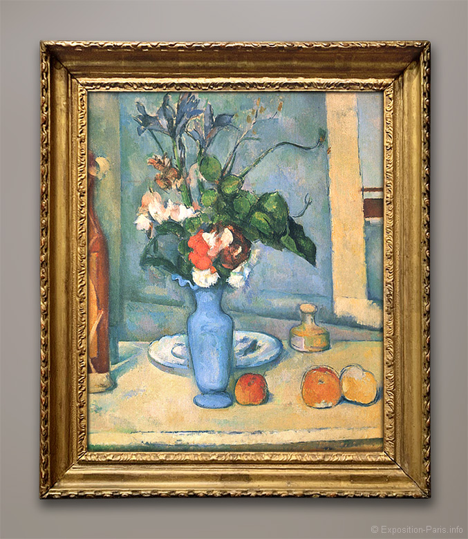 peinture-paul-cezanne-le-vase-bleu-musee-orsay-paris